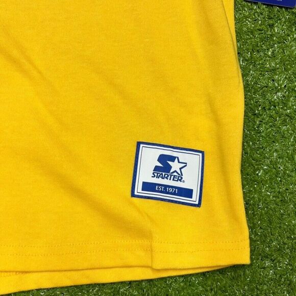 Starter Los Angles Lakers Baseball Button Style Up Jersey Men’s Size L NWT - Picture 3 of 4